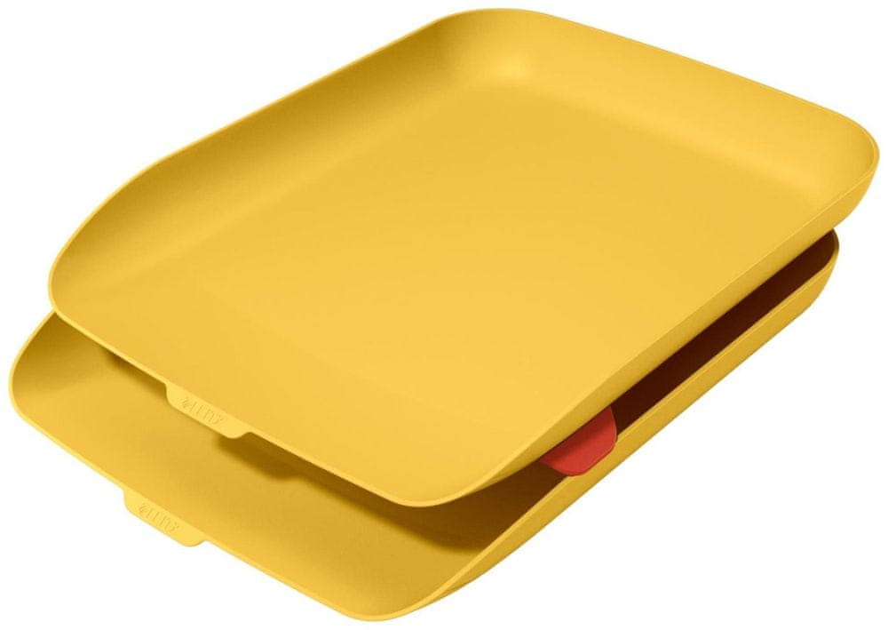 LEITZ Zásuvky Cosy - 2 ks, plastové, teplé žlté